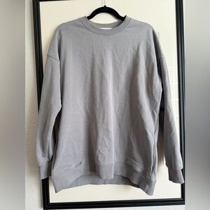 TALULAH women’s  Crewneck Sweater in Gray with pockets